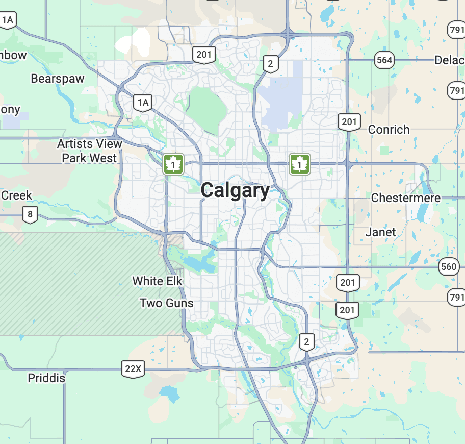 Interactive Calgary Service Zones