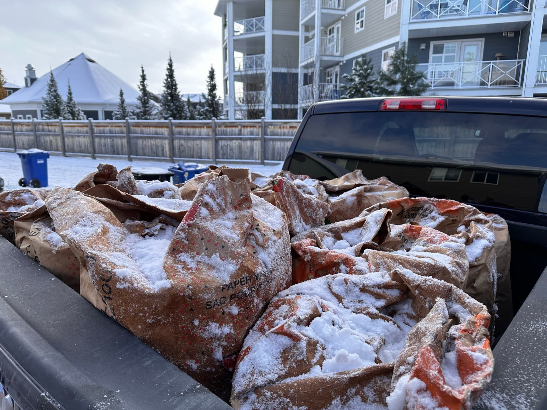 Professional spring cleanup results in Calgary